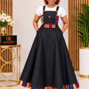 Jeans Dress Dungaree (Short Shirt)