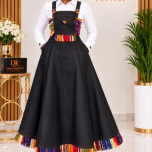Jeans Dress Dungaree (Long Shirt)